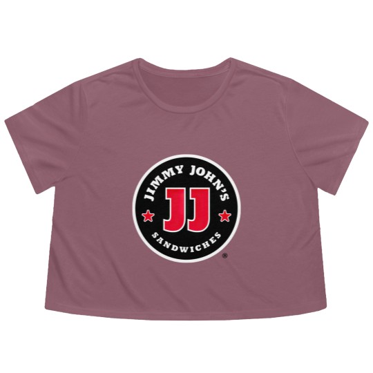 Discover Jimmy John's Sandwich Flowy Cropped Tees