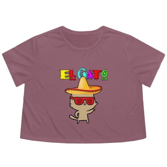 Discover El Gato      El Gato      El Gato Flowy Cropped Tees