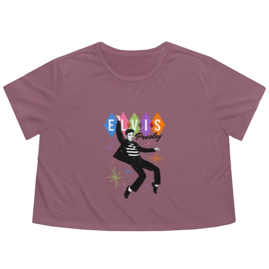 Discover Elvis Presley, Elvis Presley 2022 Movie for Flowy Cropped Tees, Gift for Elvis lovers, Elvis Presley Flowy Cropped Tees