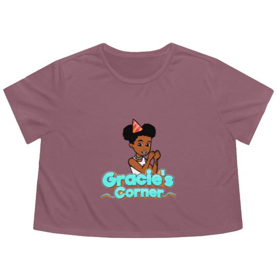 Discover Gracies Family Corner Cute Phonic_s Song Flowy Cropped Tees