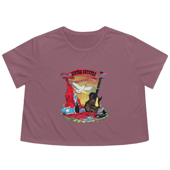 Discover Lynyrd Skynyrd Fall 1977 Tour Flowy Cropped Tees