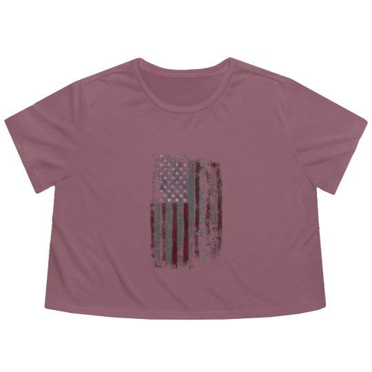 Discover upchurch family american flag t Flowy Cropped Tees