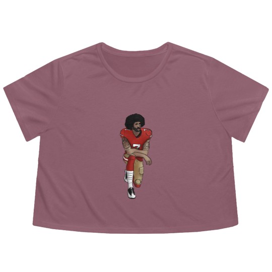Discover Colin Kaepernick Flowy Cropped Tees