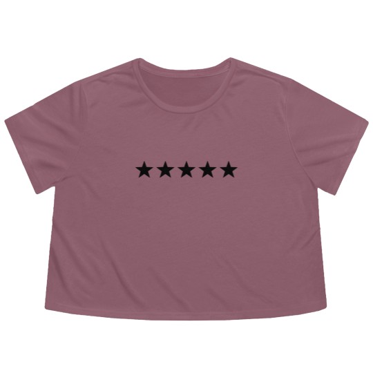 Discover 5 Star Flowy Cropped Tees, 5 Star Flowy Cropped Tees