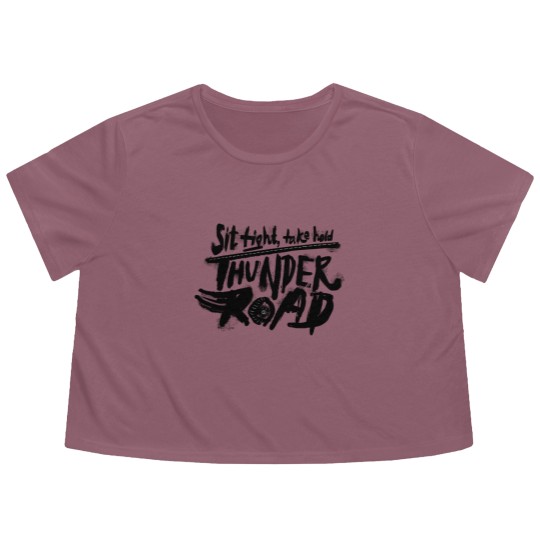 Discover Thunder Road Flowy Cropped Tees
