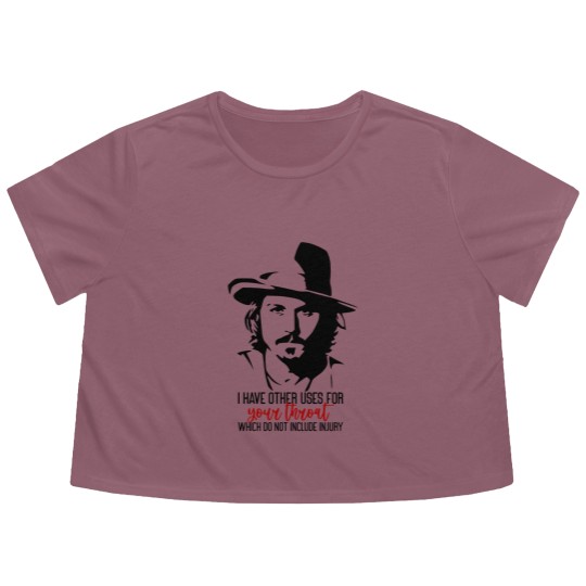 Discover I Have Other Uses For Your Throat Which Do Not Include Injury Flowy Cropped Tees, Johnny Depp Quotes Flowy Cropped Tees, Support Johnny Depp Flowy Cropped Tees, Johnny Depp Flowy Cropped Tees