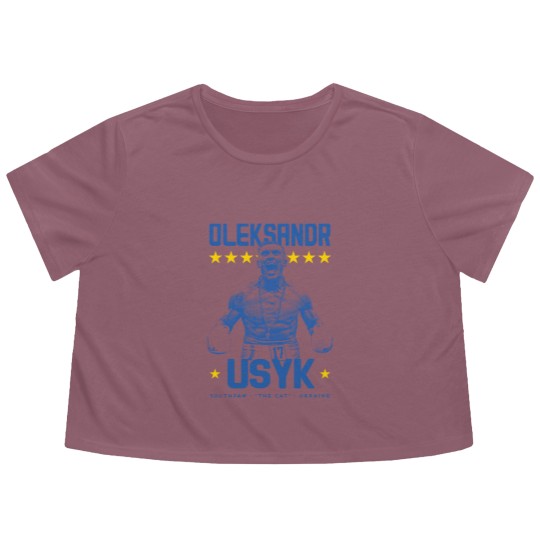 Discover Oleksandr Usyk Flowy Cropped Tees