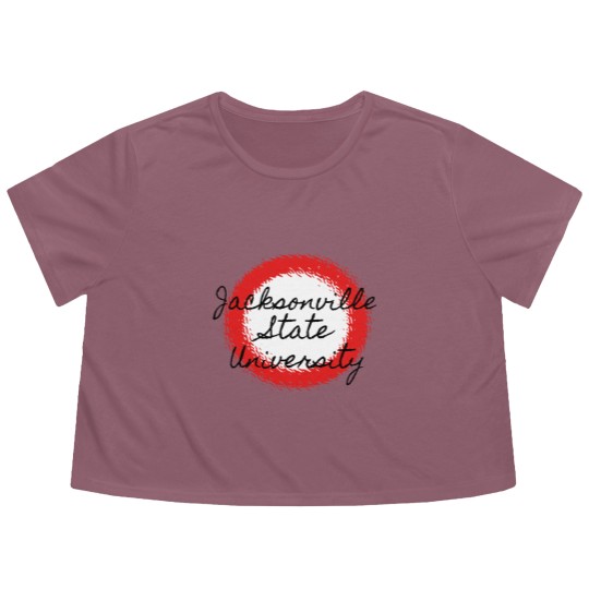 Discover Jacksonville State University   Jacksonville State University Flowy Cropped Tees