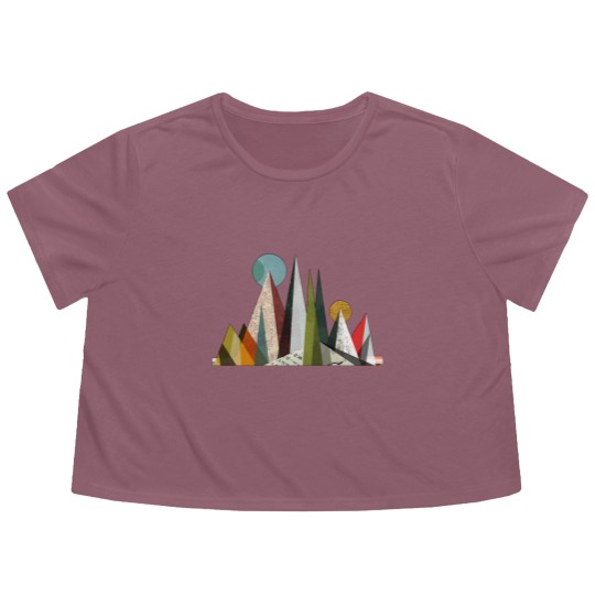 Discover Young the Giant Flowy Cropped Tees