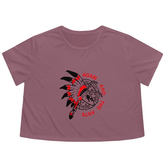 Discover Adam Ant Flowy Cropped Tees