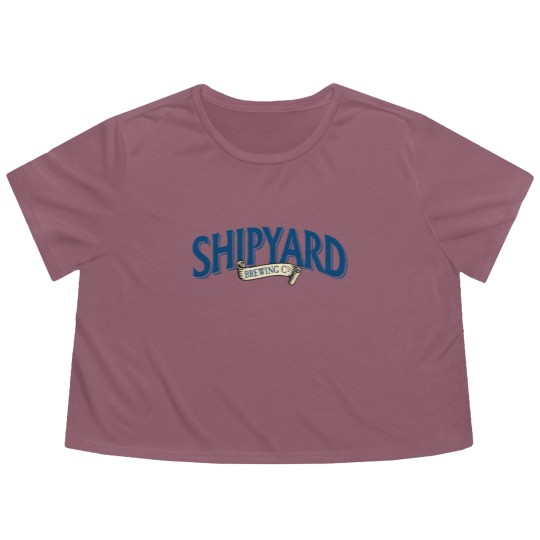 Discover Shipyard Brewery Flowy Cropped Tees