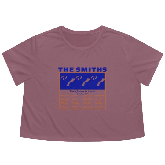 Discover The Smiths Retro Flowy Cropped Tees 80s Smiths Flowy Cropped Tees