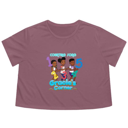 Discover Gracies Corner Phonics Kids Merch Flowy Cropped Tees
