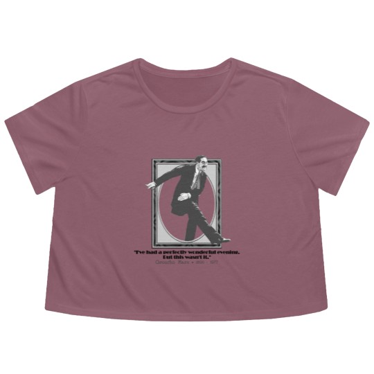 Discover Groucho Marx quote - The Marx Brothers - Groucho Marx - Flowy Cropped Tees