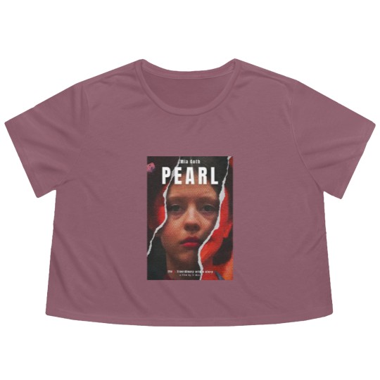 Discover Pearl Movie Unisex Flowy Cropped Tees, Mia Goth