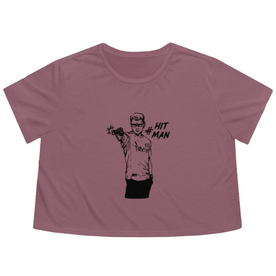 Discover Turkish Shooter Yusuf Dikec Flowy Cropped Tees, Hit Man Flowy Cropped Tees,Shooting Sports Flowy Cropped Tees,Cool Shooter Flowy Cropped Tees