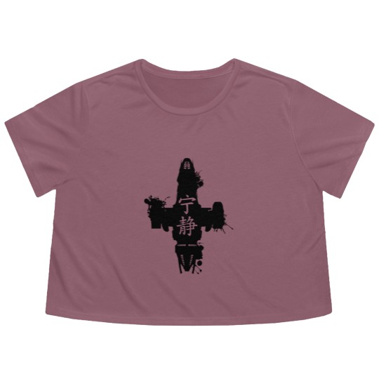 Discover Firefly Serenity Ink Blot Flowy Cropped Tees
