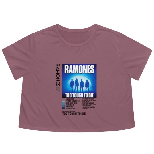 Discover Ramones Too Tough to Die Flowy Cropped Tees