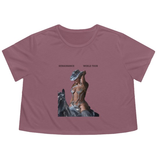 Discover The Renaissance World Tour 2023 Flowy Cropped Tees, Beyonce Tour 2023 Flowy Cropped Tees