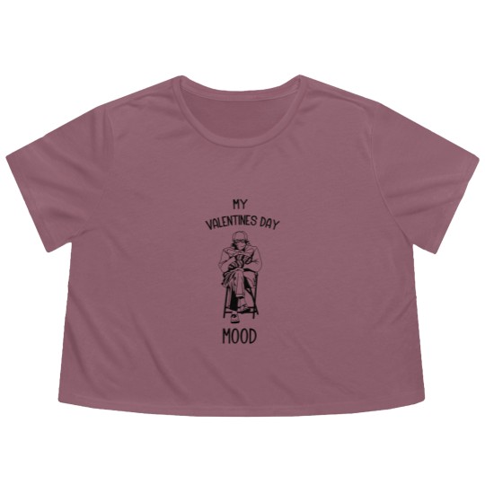 Discover Bernie Sanders Flowy Cropped Tees, Bernie Mittens Mood, Funny Bernie Sanders Flowy Cropped Tees
