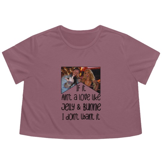Discover Love Like Bunnie And Jellyroll Flowy Cropped Tees jelly roll Flowy Cropped Tees bunnie Flowy Cropped Tees