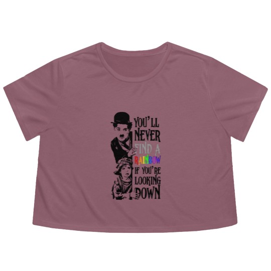 Discover charlie chaplin the cure Flowy Cropped Tees