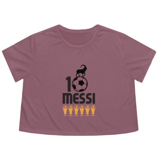 Discover Messi - Messi - Flowy Cropped Tees