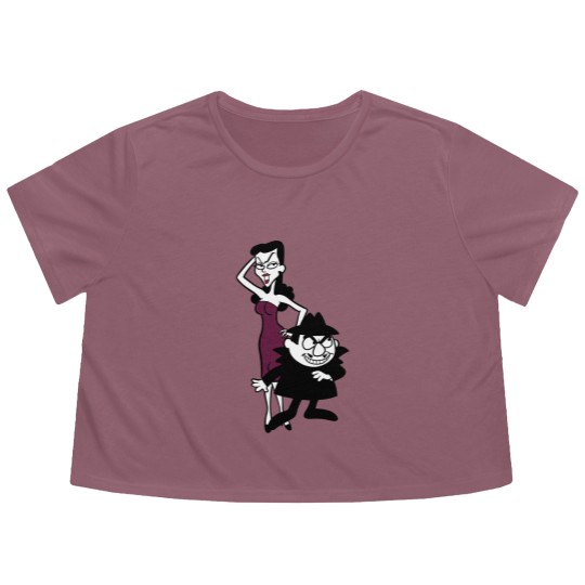 Discover Boris Badenov and Natasha Fatale - Rocky & B Flowy Cropped Tees