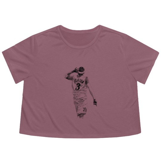 Discover Allen Iverson Allen Iverson Flowy Cropped Tees