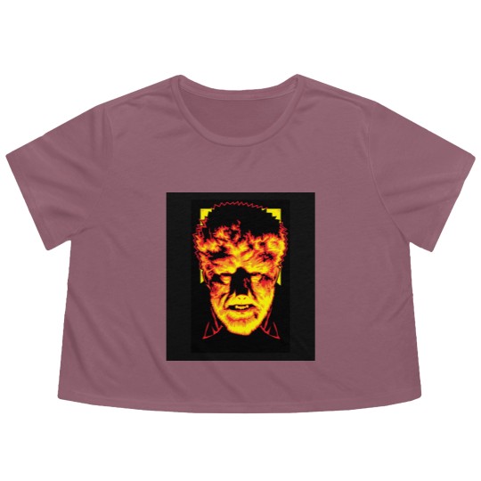 Discover The Wolfman Flowy Cropped Tees