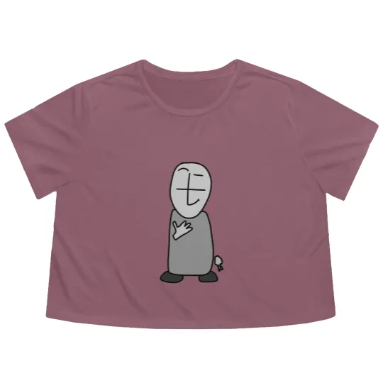 Discover Grunt Fingers Crossed Madness Combat Flowy Cropped Tees