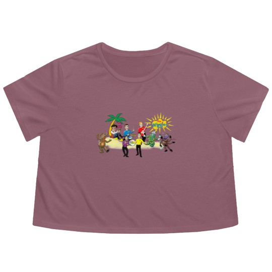Discover Dancinat Wiggle Bay! Flowy Cropped Tees