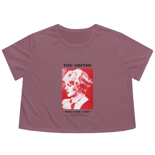 Discover The Smiths Sheila Take A Bow Flowy Cropped Tees Vintage Retro