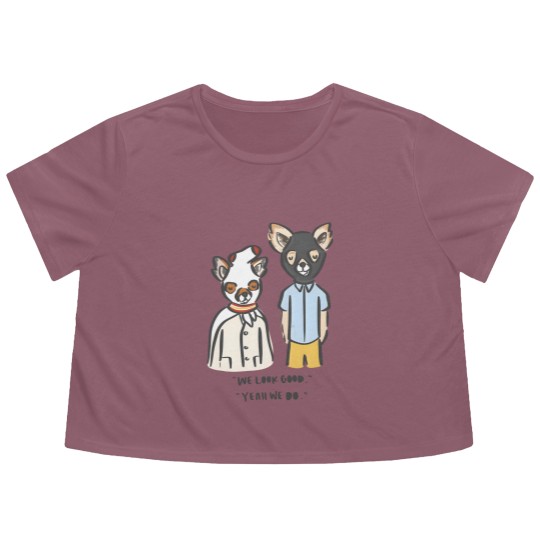 Discover Fantastics Mr. Fox - Ash and Kristofferson Flowy Cropped Tees