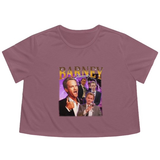 Discover Retro Barney Stinson Flowy Cropped Tees, Barney Stinson Flowy Cropped Tees, Vintage Barney Stinson Flowy Cropped Tees