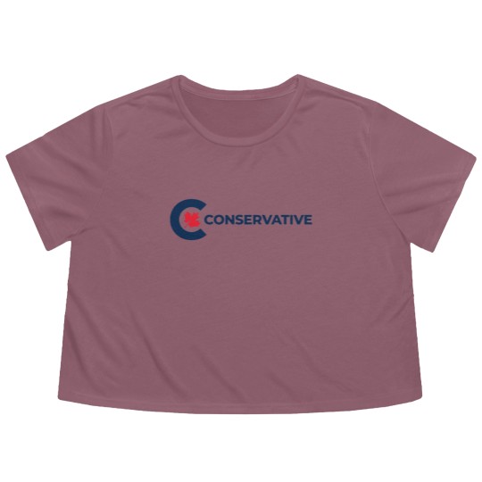 Discover Conservative Party of Canada Flowy Cropped Tees