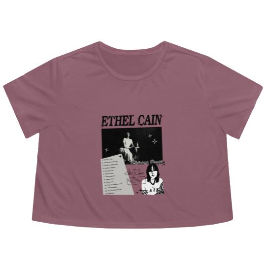 Discover 90 Ethel Cain,The Blood Stained Blonde Tour, Ethel funny Cain Flowy Cropped Tees