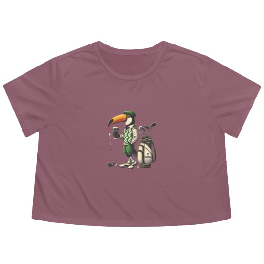 Discover Guinness Golf Irish ToucanBru Unisex Heavy Cotton Flowy Cropped Tees