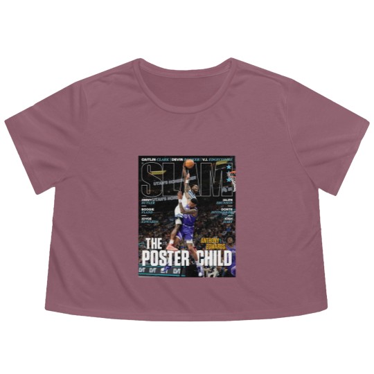 Discover Anthony Edwards SLAM Magazine Flowy Cropped Tees