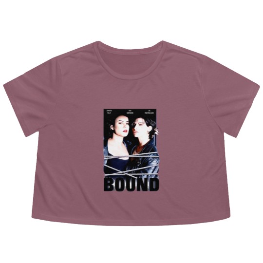Discover Bound Flowy Cropped Tees-graphic tees,bound movie Flowy Cropped Tees