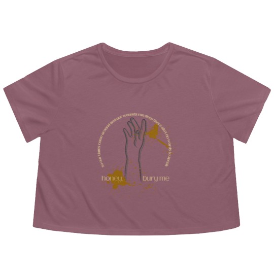 Discover Bury Me Noah KahanBury Me Noah Kahann Flowy Cropped Tees