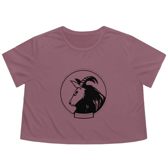 Discover The Pope Lick Monster Goat Man Flowy Cropped Tees