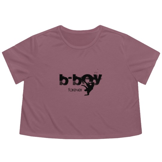 Discover b-boy forever Flowy Cropped Tees