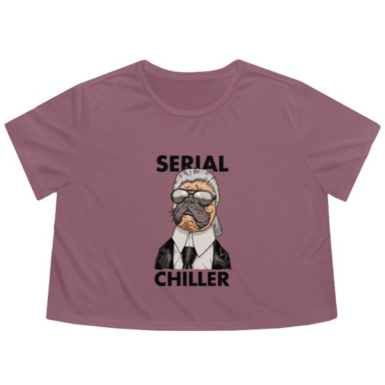 Discover Serial Chiller Flowy Cropped Tees
