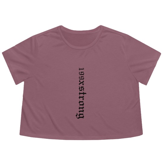 Discover 199x street wear design hip hop millennial design Flowy Cropped Tees