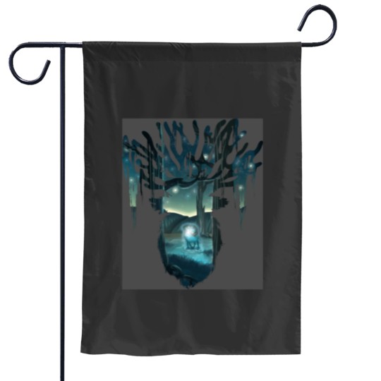 Discover Beast God Garden Flags