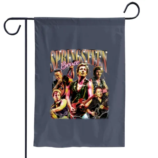 Discover Bruce Springsteen Graphic Bruce Springsteen Garden Flags