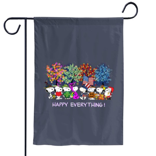 Discover Vintage Halloween Snoopy Garden Flag
