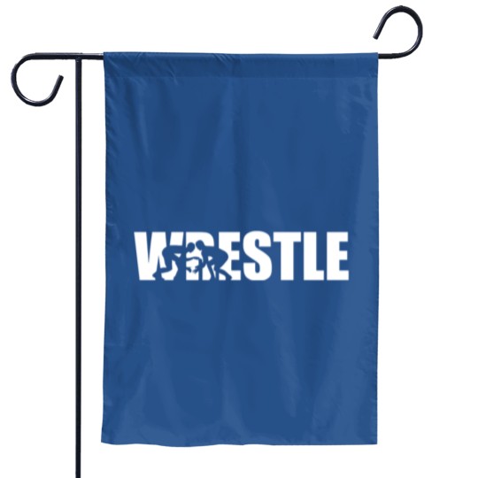 Discover Wrestling - wrestle wrestling Garden Flags