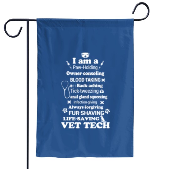 Discover Vet Tech Garden Flag